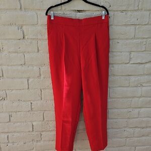Ann Taylor Bold Red Trousers
